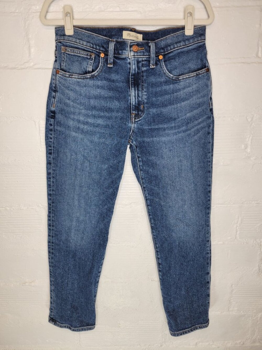 Madewell Classic Midwash Blue Jeans